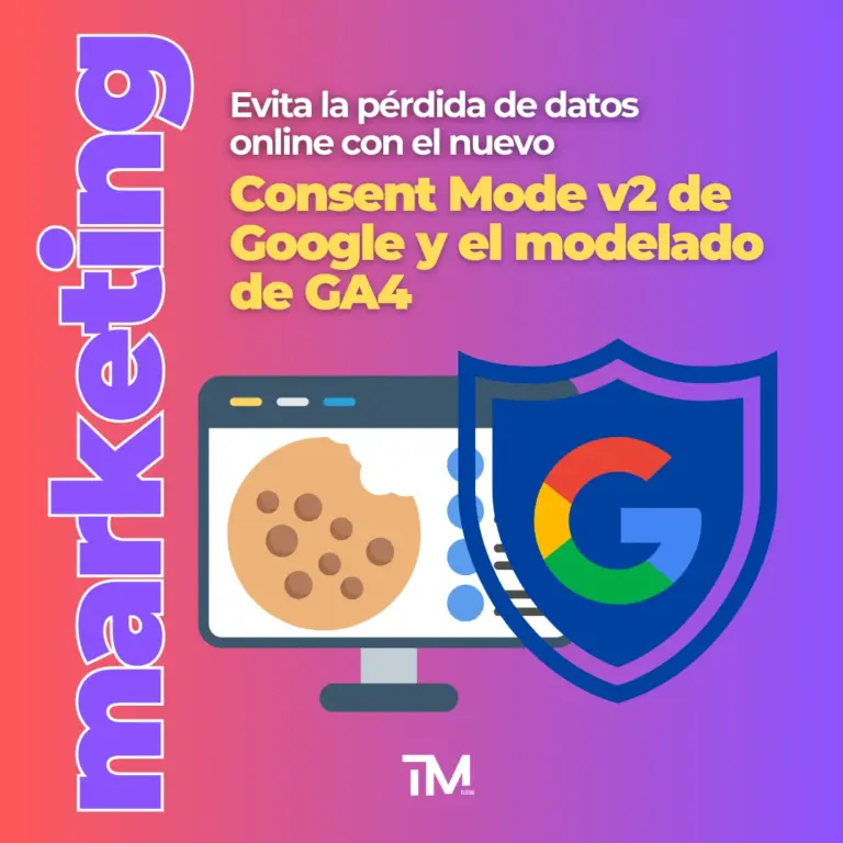 Consent Mode v2 + modelado de conversiones en GA4: guía práctica para no perder datos (y mejorar tus pujas)